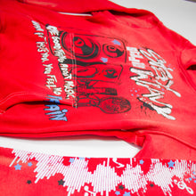 Load image into Gallery viewer, Stay Wavy &quot;Studios&quot; Pull over hoodie (Washed Red)
