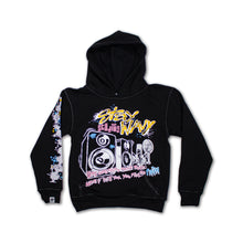 Load image into Gallery viewer, Stay Wavy &quot;Studios&quot; Pull over hoodie (Black)
